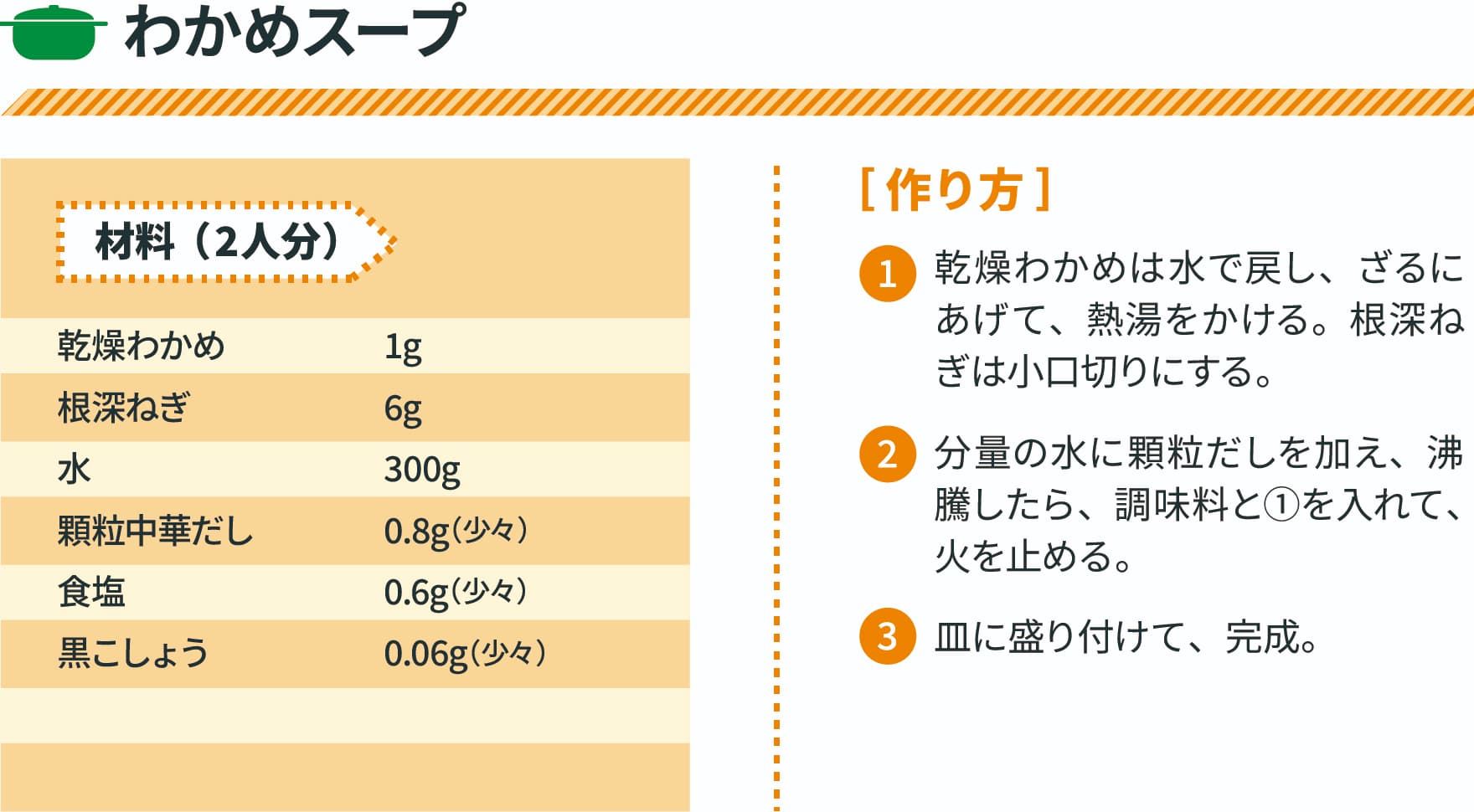 わかめスープ